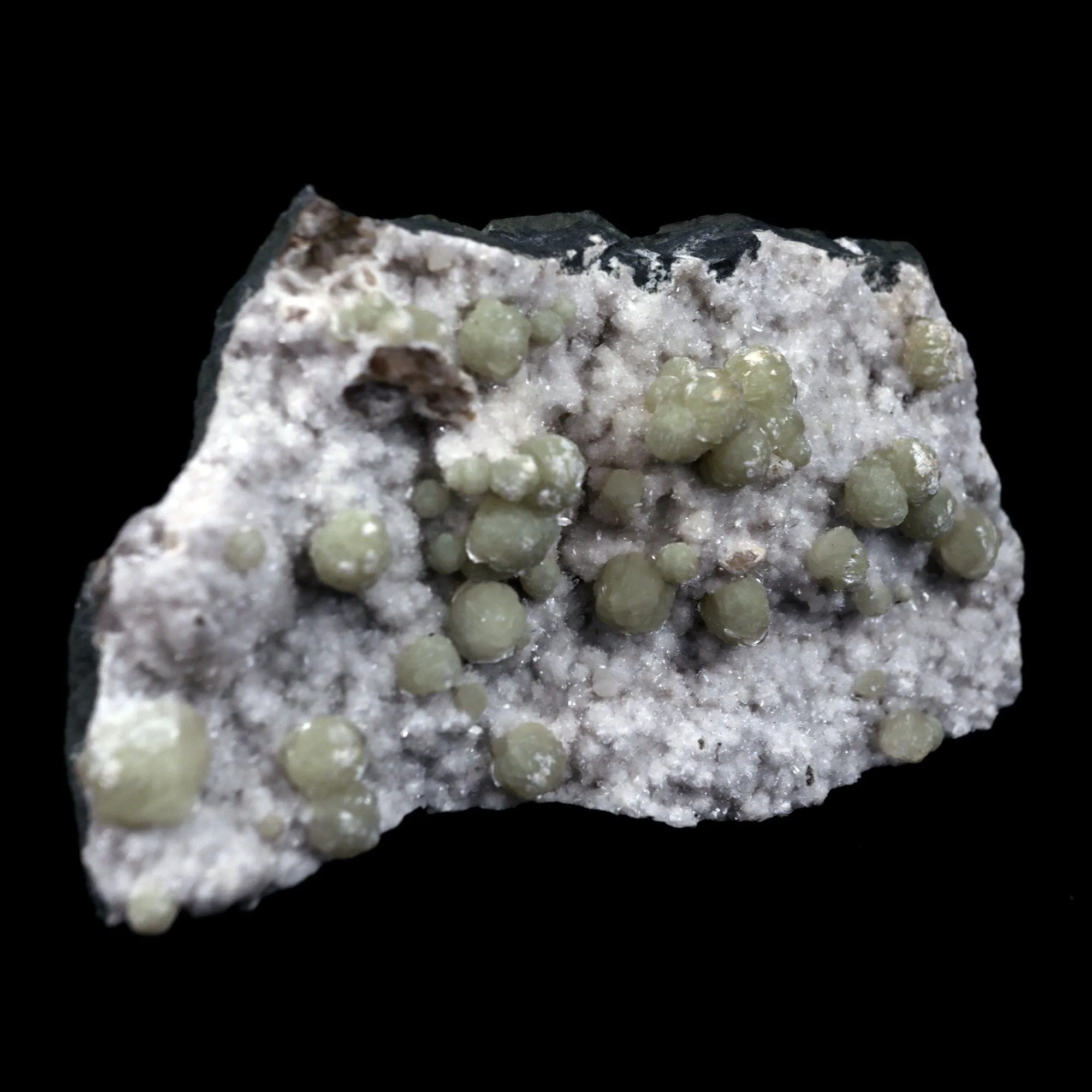 Very Rare Green Gyrolite Crystals from the early 90's Natural Mineral Specimen - image 2