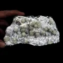 Very Rare Green Gyrolite Crystals from the early 90's Natural Mineral Specimen - image 4