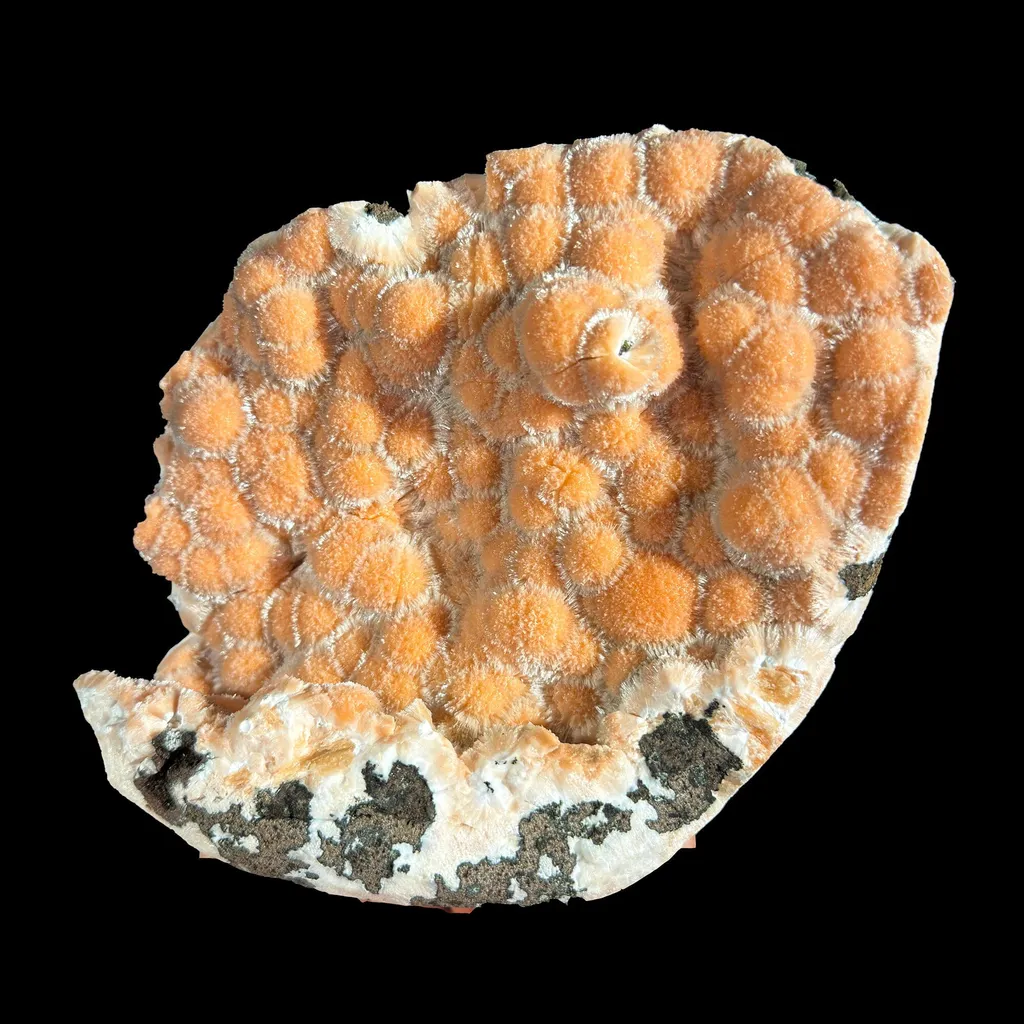 Very Rare Orange Thomsonite Self-Standing Crystal Specimen | Nashik, India | Collector Mineral - image 2