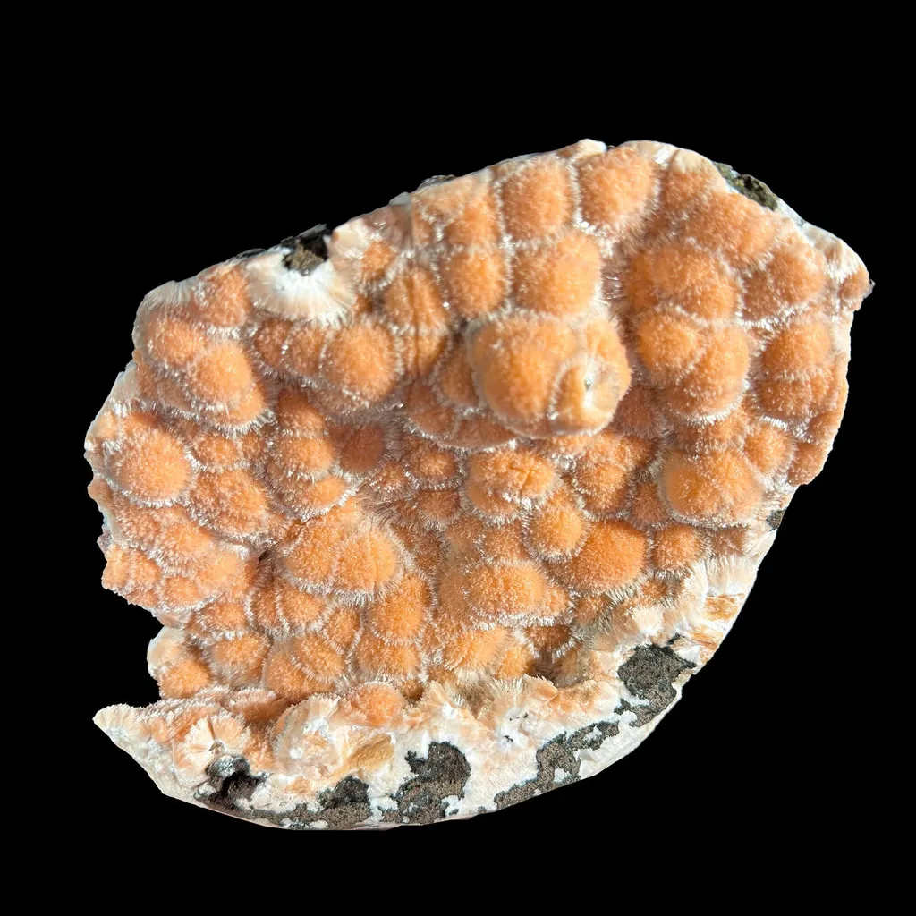 Very Rare Orange Thomsonite Self-Standing Crystal Specimen | Nashik, India | Collector Mineral - image 3