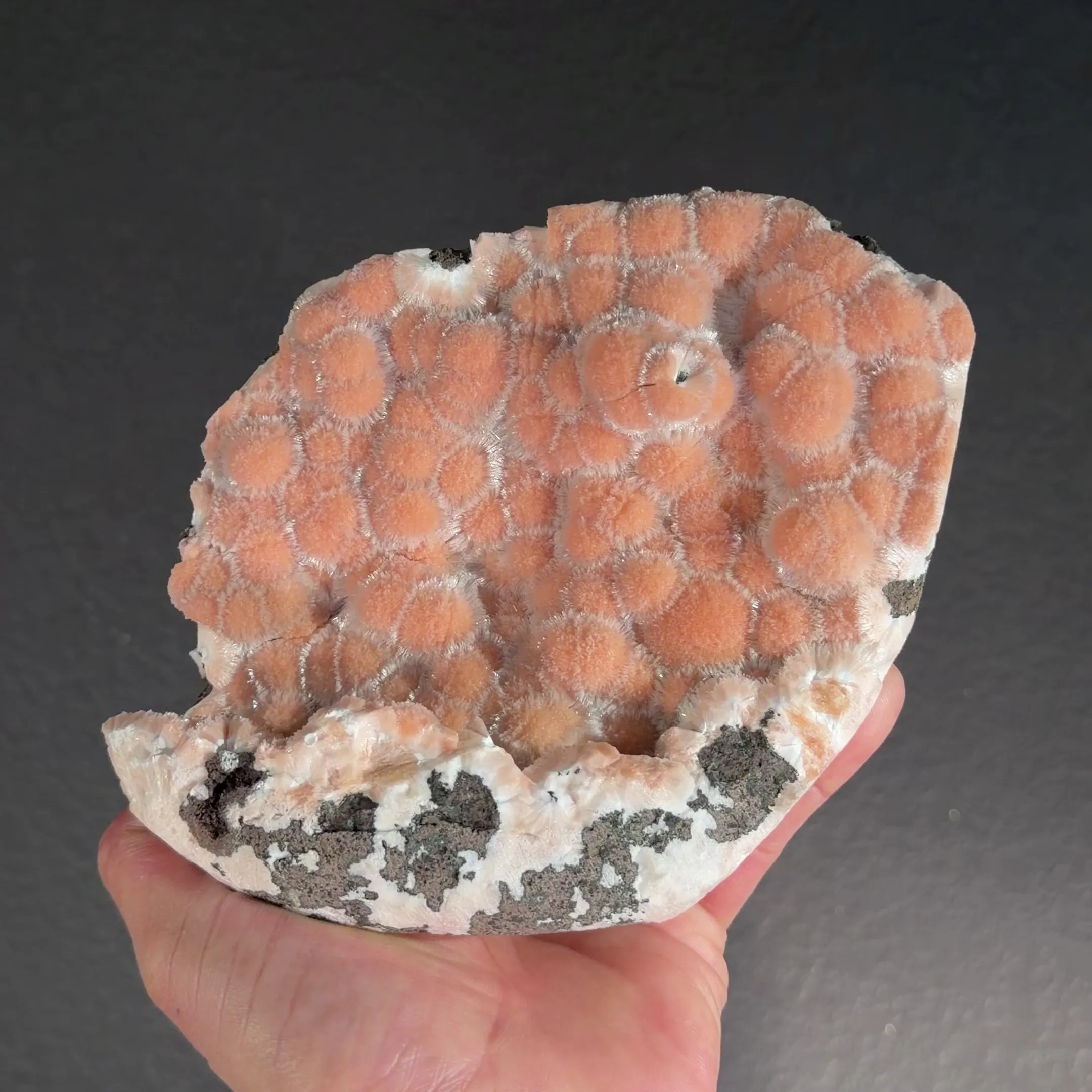 Very Rare Orange Thomsonite Self-Standing Crystal Specimen | Nashik, India | Collector Mineral - image 6