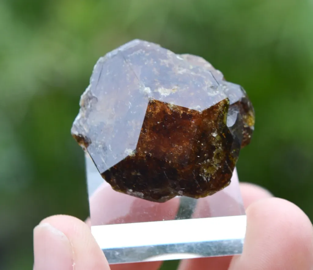 Vesuvianite 45 grams - Fushan Mine, She County, Handan, Hebei, China image