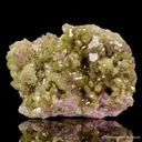 Vesuvianite on Manganoan Vesuvianite - image 4