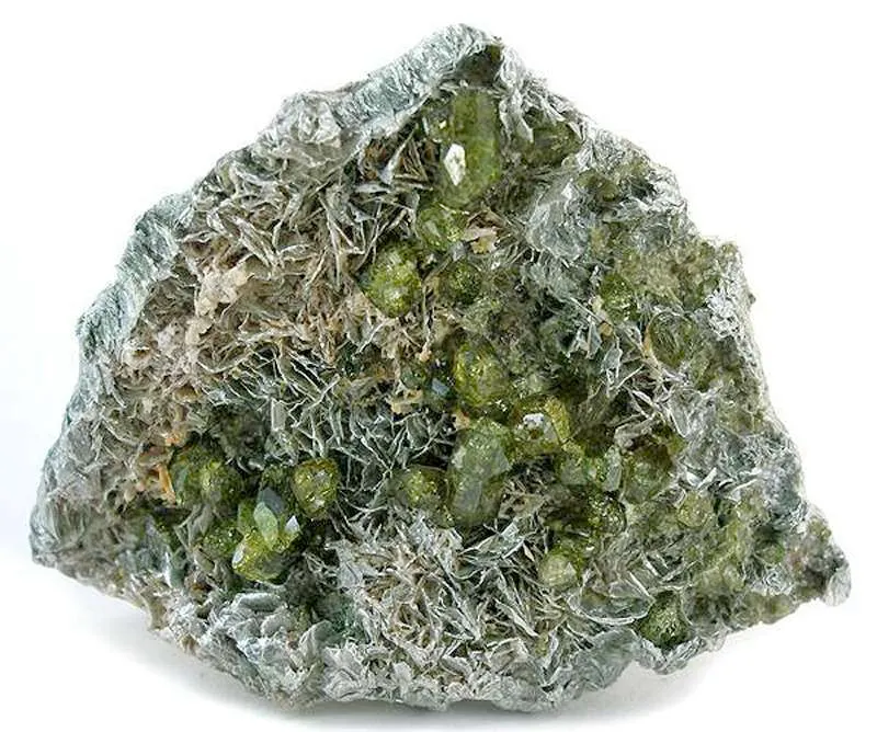 Vesuvianite on Talc image