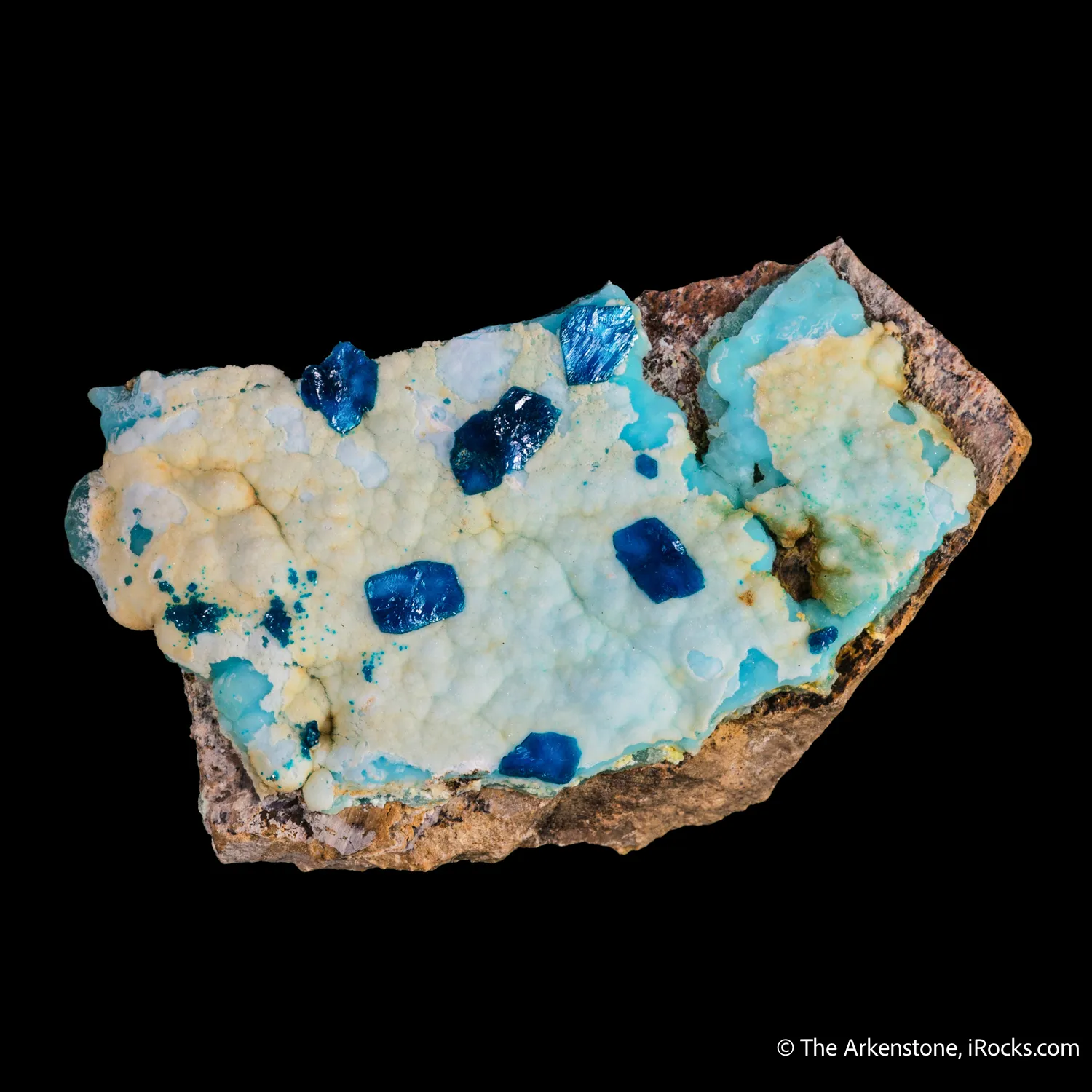 Veszelyite and Hemimorphite - image 4