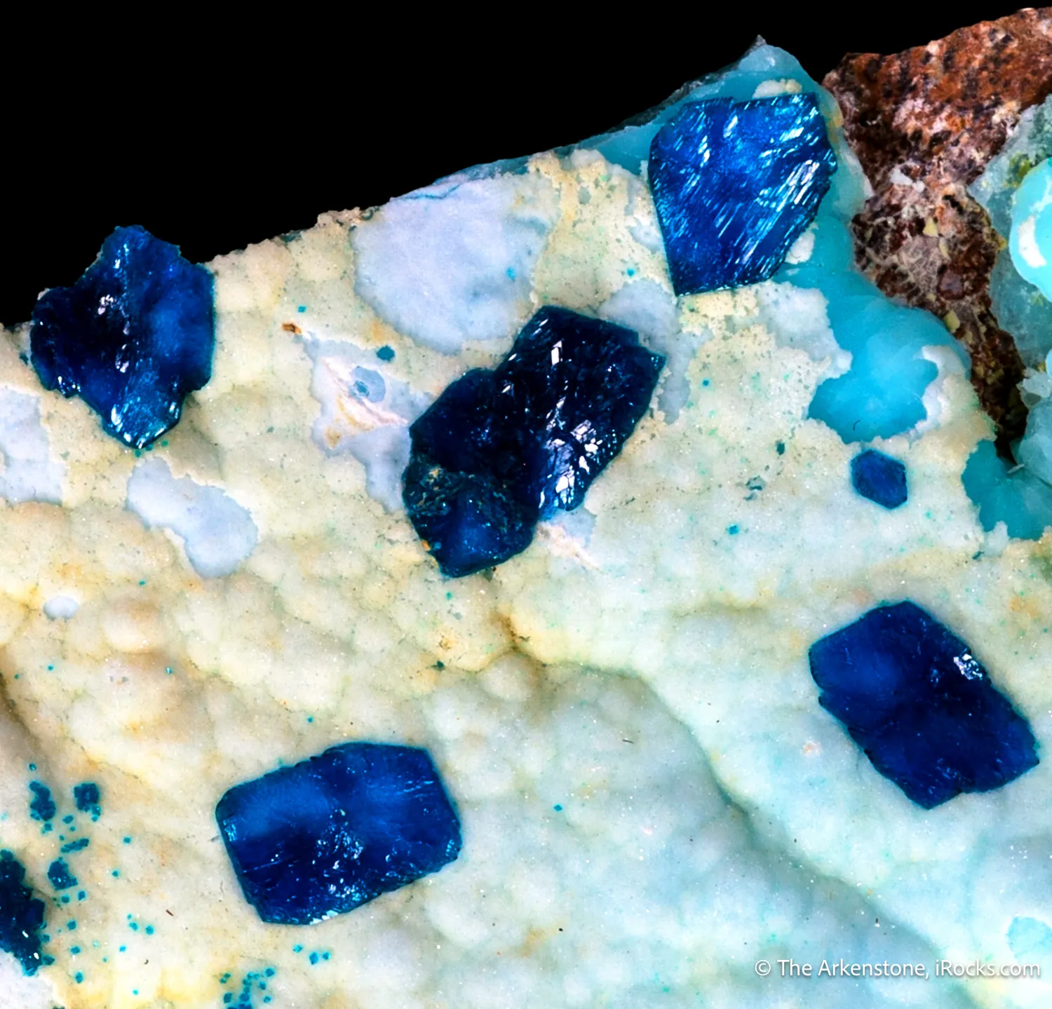 Veszelyite and Hemimorphite - image 5