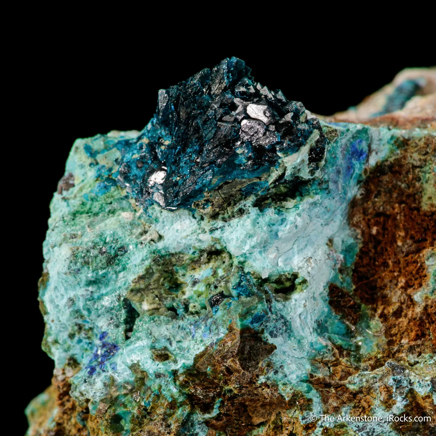 Veszelyite, Dongchuanite - image 5
