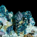 Veszelyite, Dongchuanite on Molybdenite - image 6