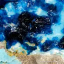 Veszelyite in Hemimorphite pocket - image 6