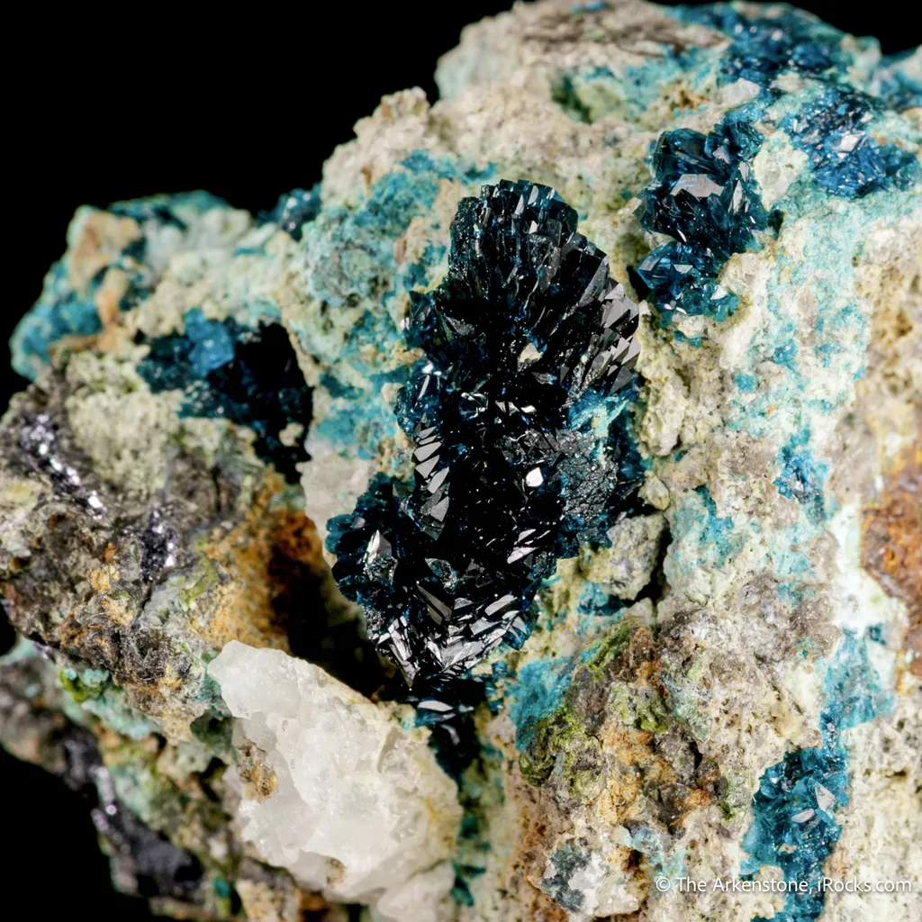 Veszelyite, Molybdenite - image 4