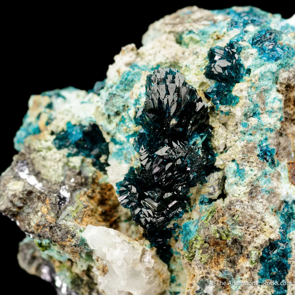 Veszelyite, Molybdenite - image 6