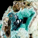 Veszelyite on Cuprodongchuanite - image 5