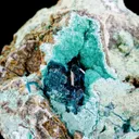 Veszelyite on Cuprodongchuanite - image 4