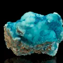 Veszelyite on Hemimorphite - image 1