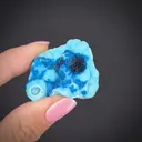 Veszelyite on Hemimorphite - image 2