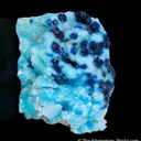 Veszelyite on Hemimorphite - image 4