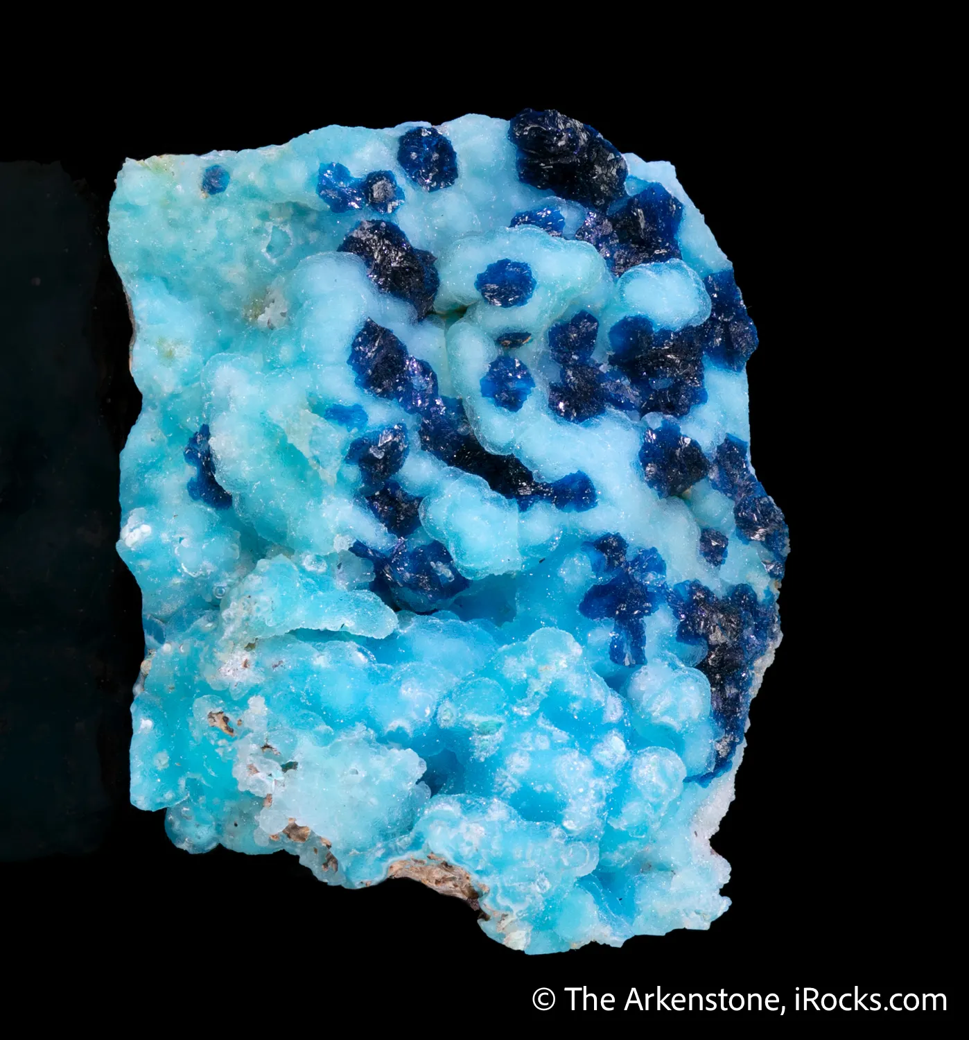 Veszelyite on Hemimorphite - image 4