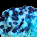 Veszelyite on Hemimorphite - image 1