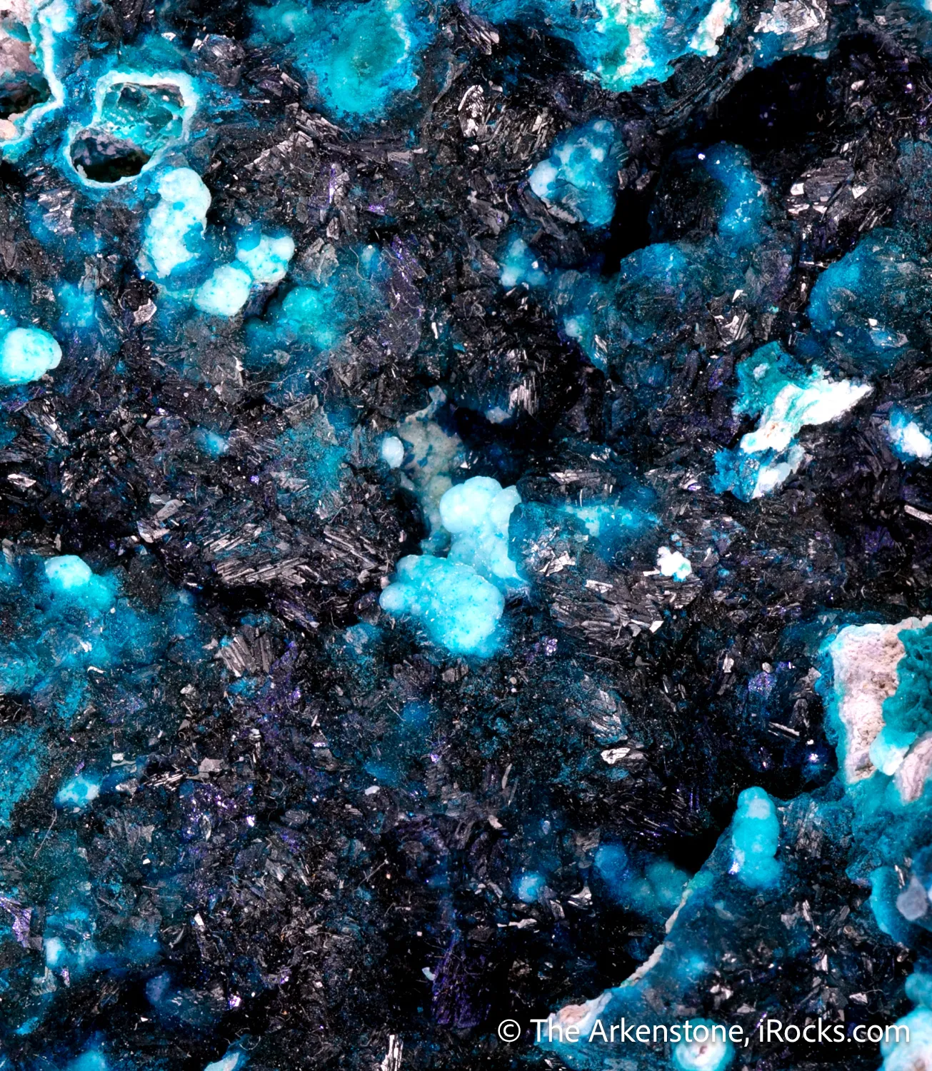 Veszelyite on Hemimorphite - image 4