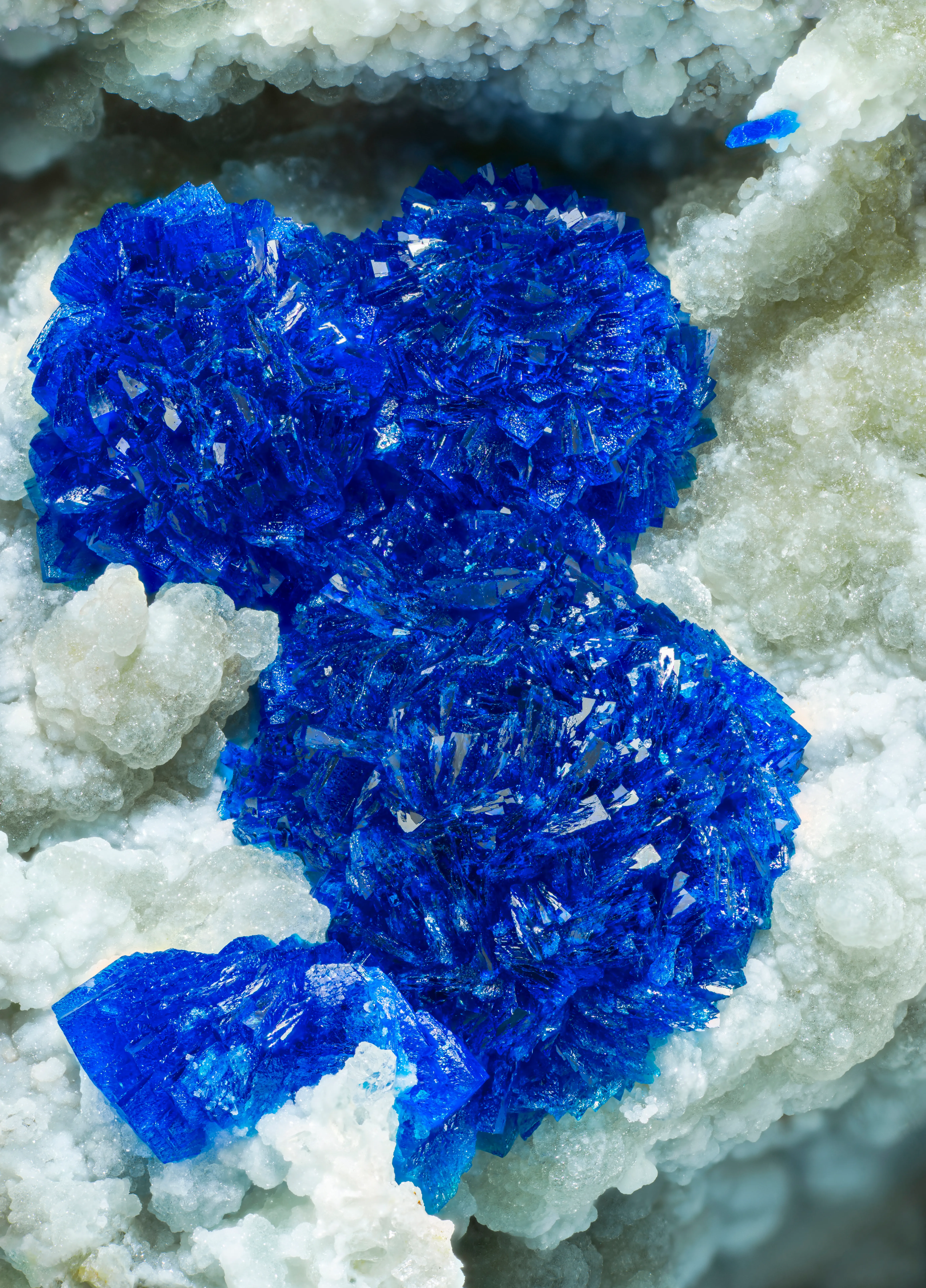 Veszelyite on Hemimorphite - image 2