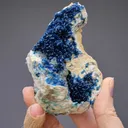 Veszelyite on Hemimorphite - image 2