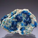 Veszelyite on Hemimorphite with DONGCHUANITE Group - image 1