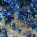 Veszelyite on Quartz - image 4