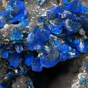 Veszelyite on Quartz - image 3