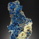 Veszelyite on Quartz - image 1