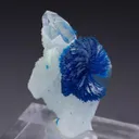 Veszelyite on Quartz - image 1