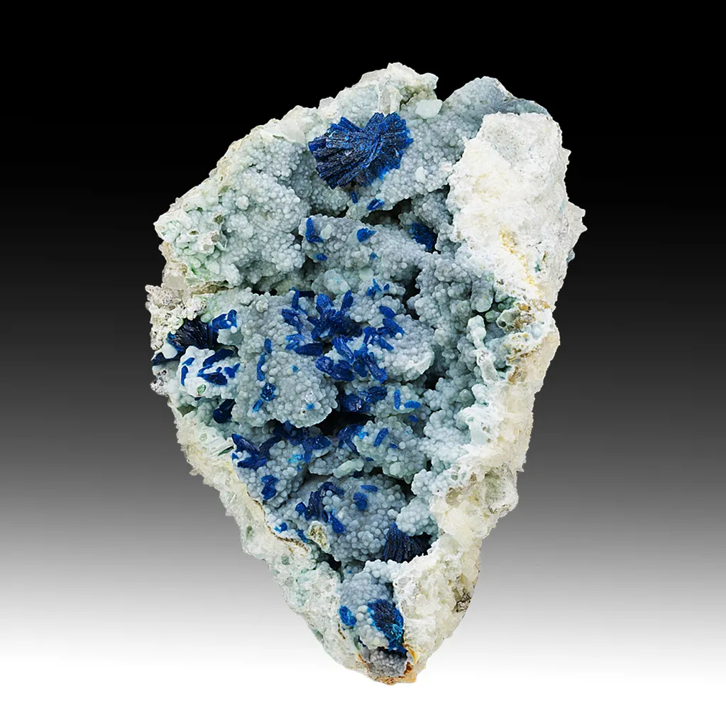 Veszelyite with Hemimorphite image