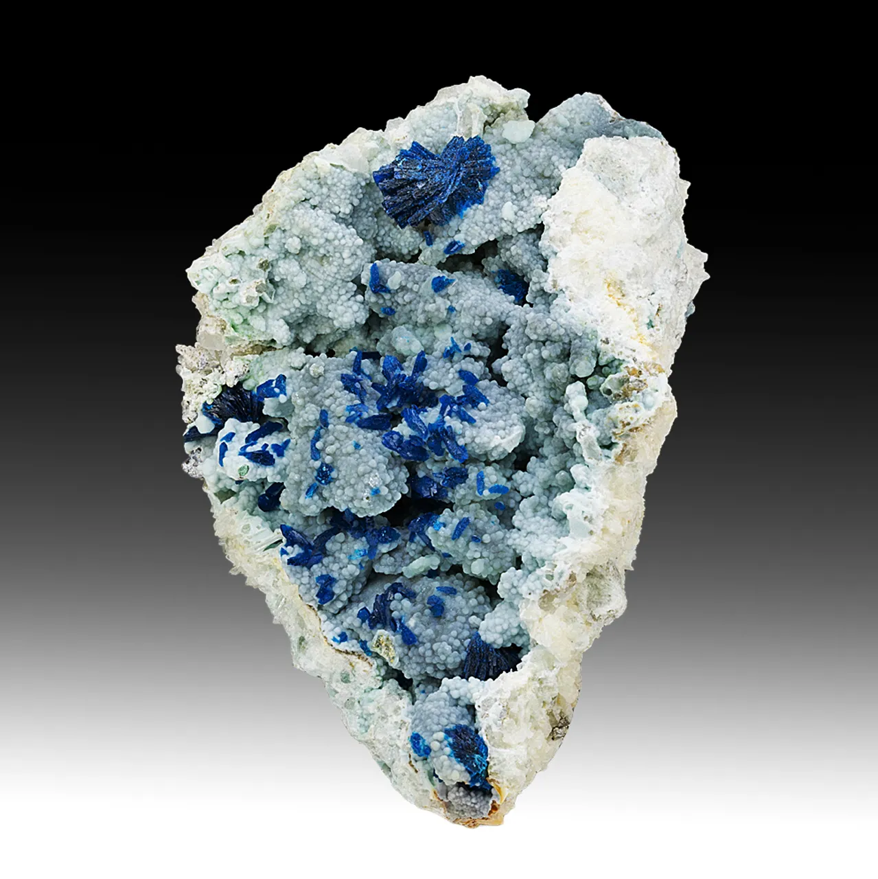 Veszelyite with Hemimorphite - image 1