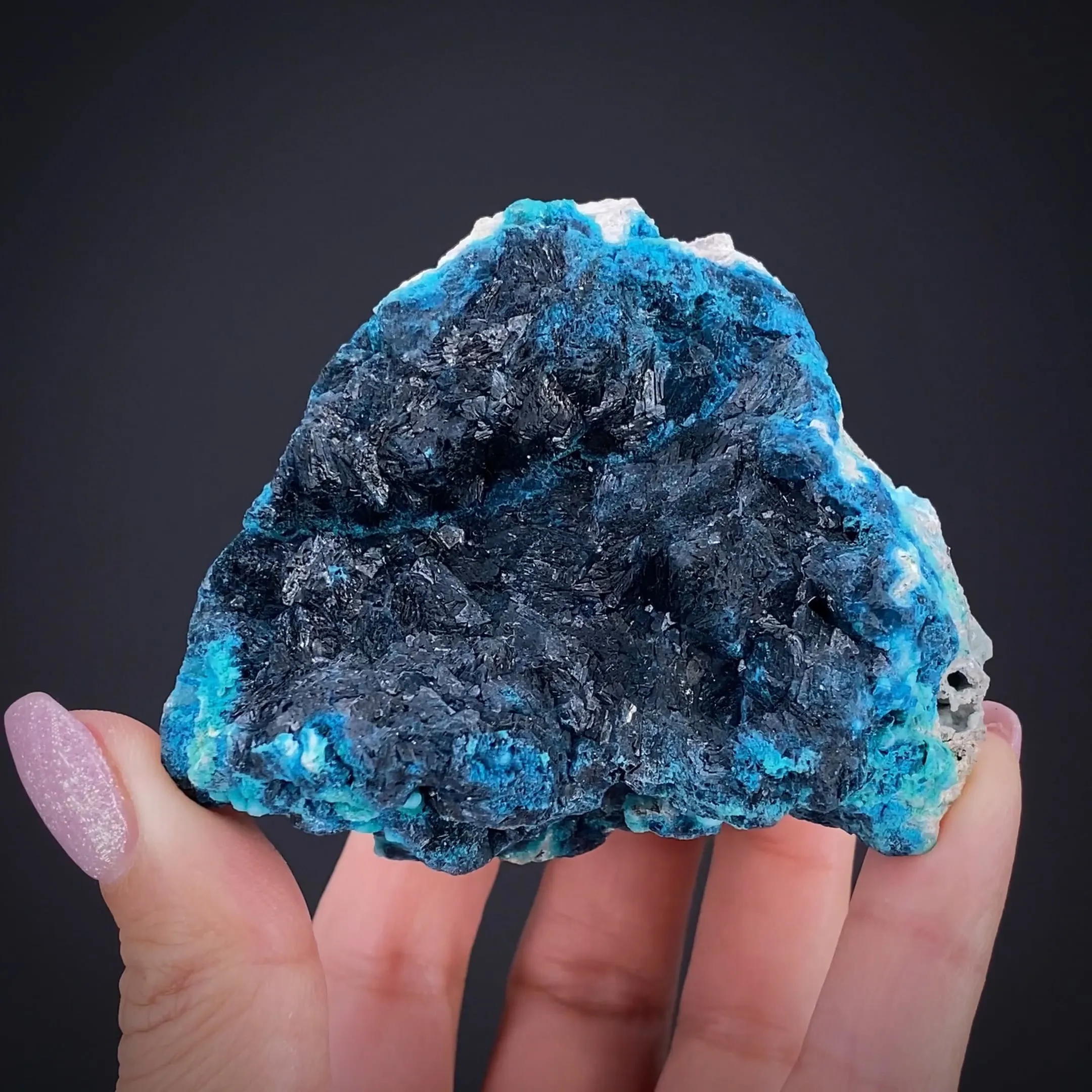 Veszelyite with Kipushite - image 1