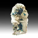 Veszelyite with Quartz - image 1