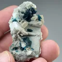 Veszelyite with Quartz - image 2
