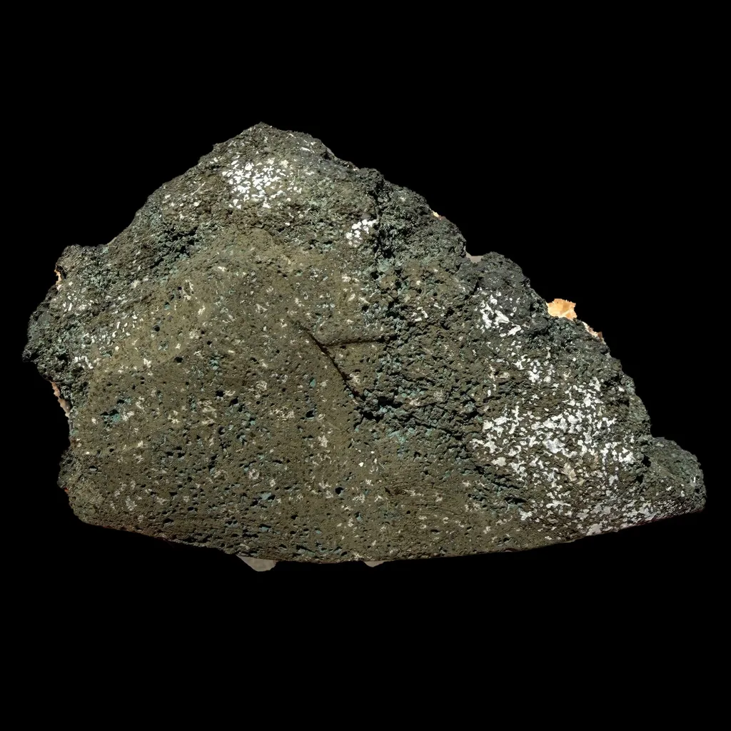 Vibrant Orange Thomsonite Balls with Needle Mesolite on Basalt Matrix – Premium Indian Mineral Specimen - image 8