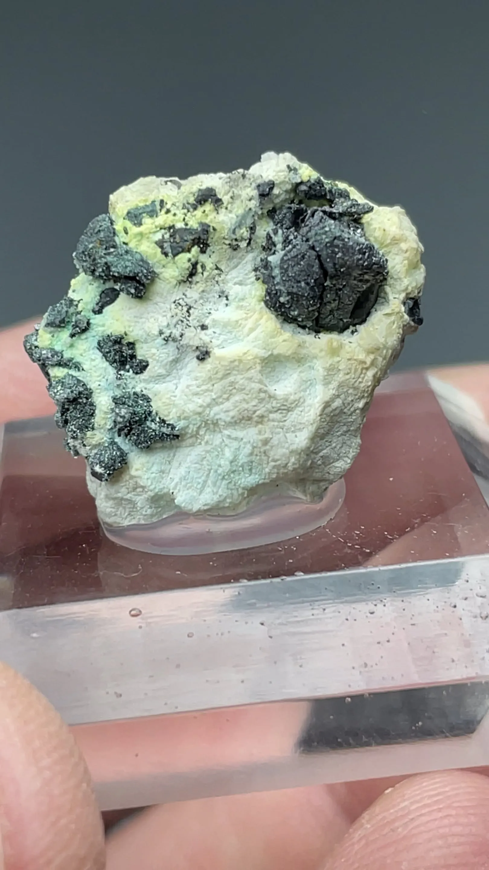 Villamaninite with Calcite - image 2