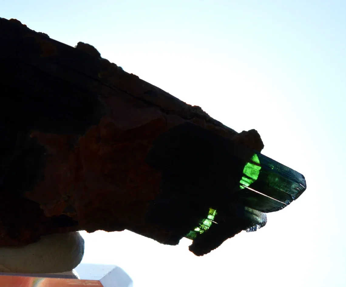 Vivianite 123 grams - Huanuni mine, Huanuni, Dalence Province, Oruro, Bolivia - image 5