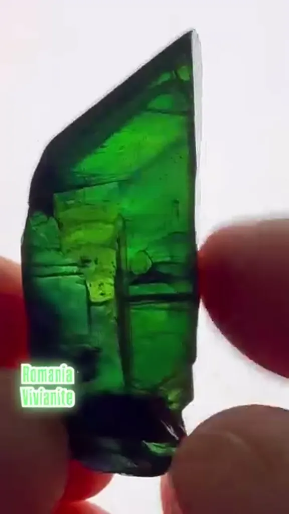 Vivianite from Romania, particularly the Roșia Poieni Mine in Alba County,… image