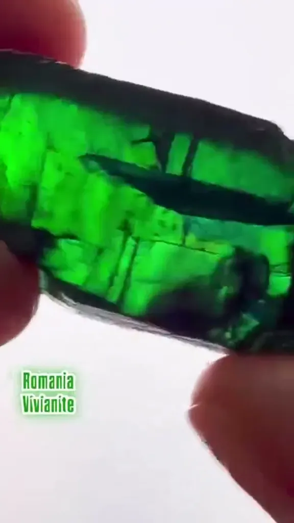 Vivianite from Romania, particularly the Roșia Poieni Mine in Alba County,… - image 3