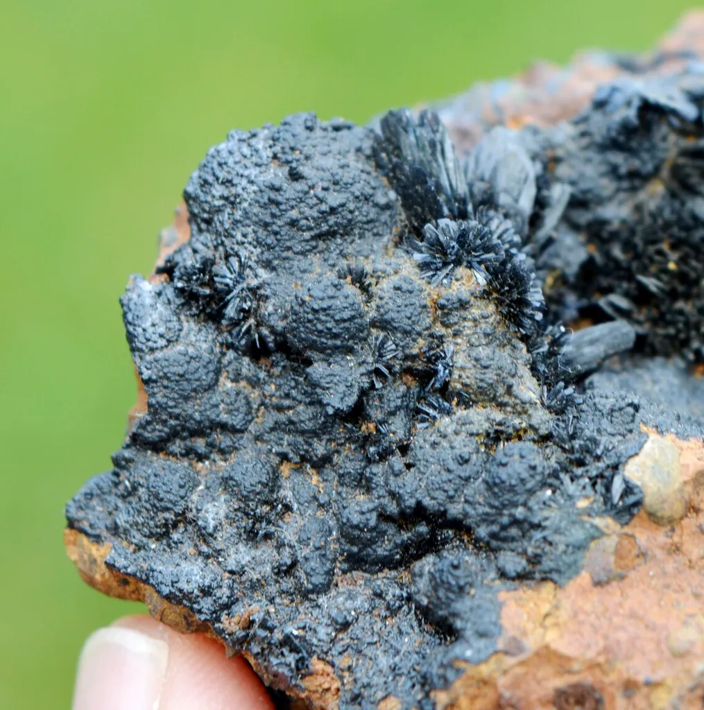 Vivianite & Goethite 172 grams - Chernomorsky mine, Ukraine - image 7