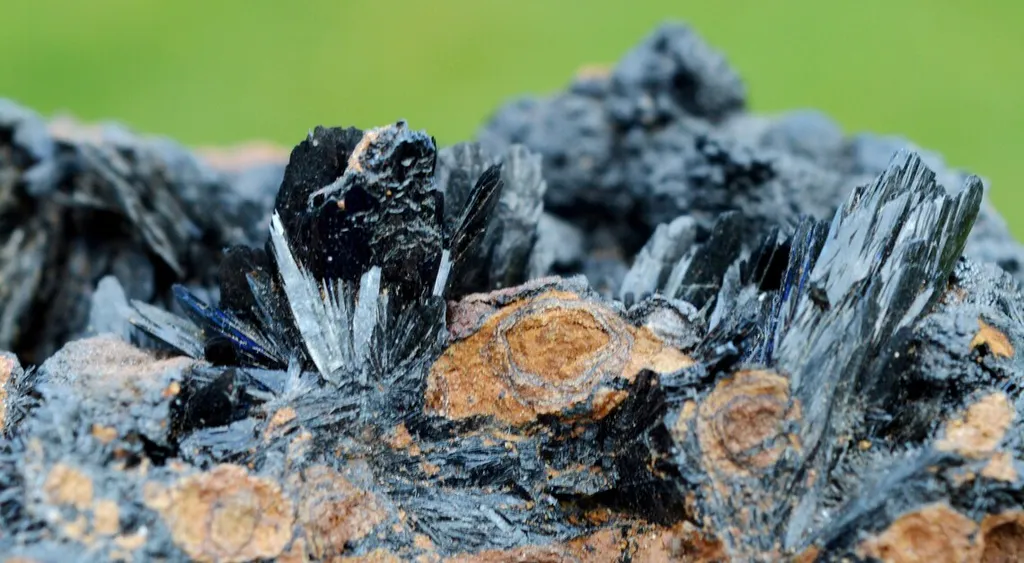 Vivianite & Goethite 172 grams - Chernomorsky mine, Ukraine - image 5
