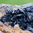 Vivianite & Goethite 354 grams - Chernomorsky mine, Ukraine - image 2
