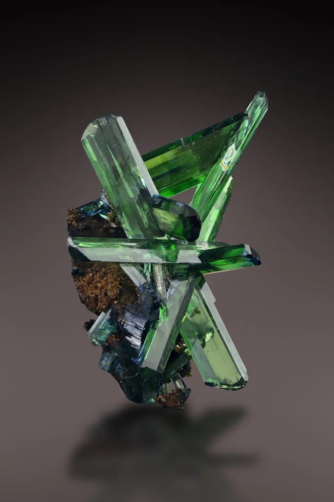 Vivianite on Matrix image