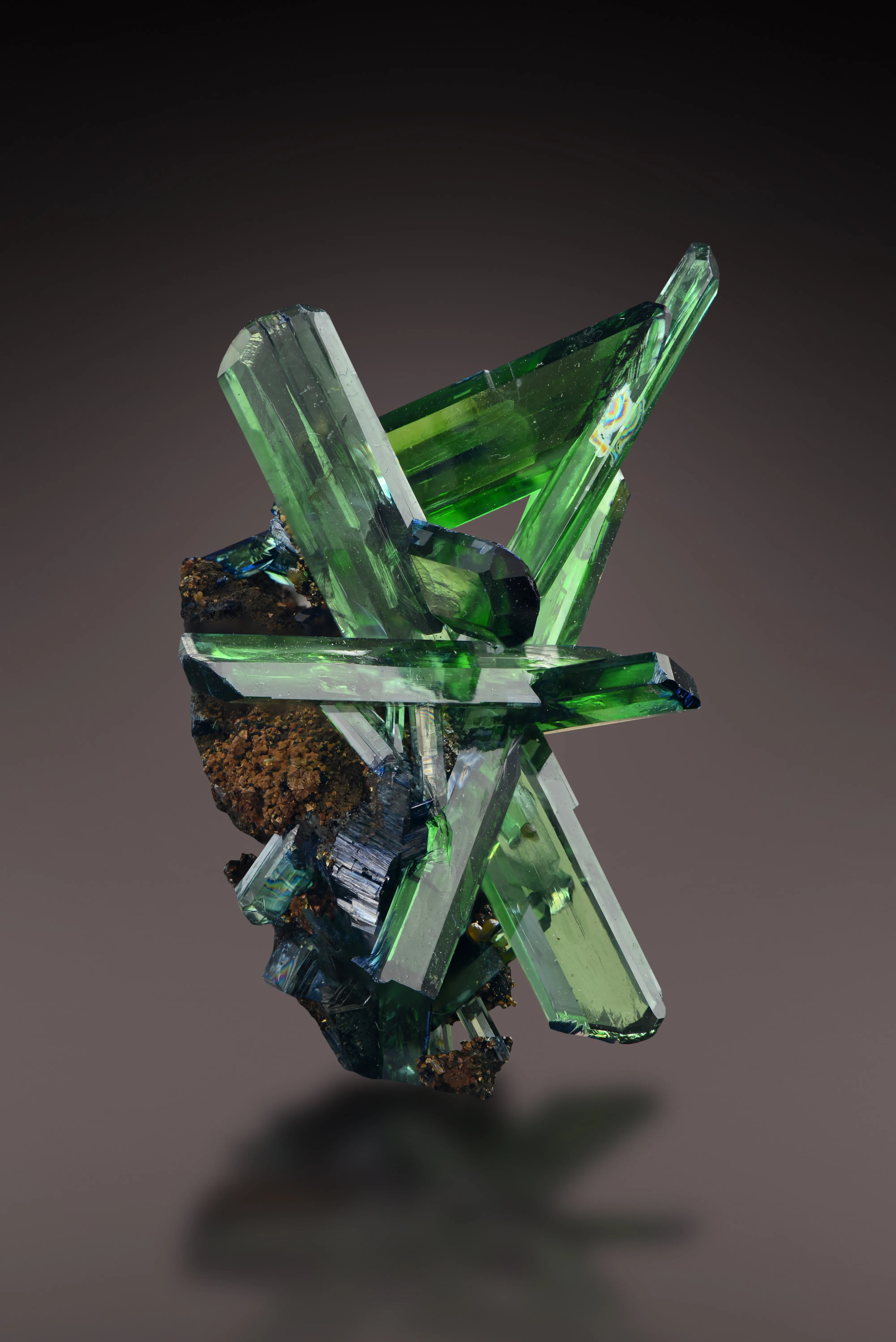 Vivianite on Matrix - image 1