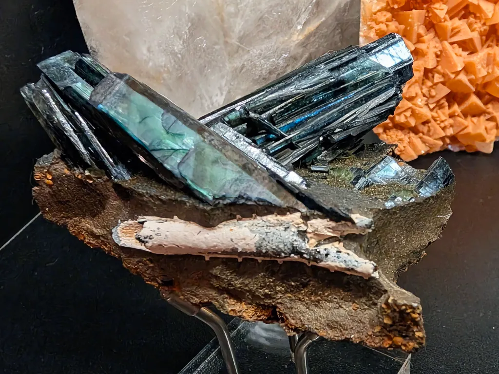 Vivianite on residual bone image