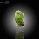 Vivid Spinel Twin Peridot with Ludwigite Inclusions - image 5