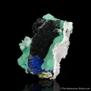 Volborthite and Azurite on Malachite - image 5
