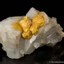 Wakabayashilite on Calcite - image 2
