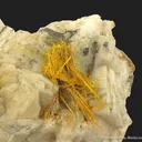 Wakabayashilite on Calcite - image 2